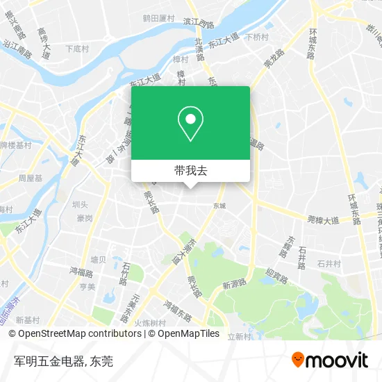 军明五金电器地图