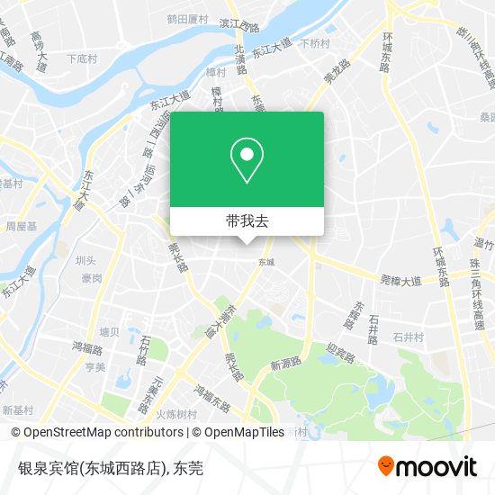 银泉宾馆(东城西路店)地图