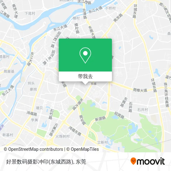 好景数码摄影冲印(东城西路)地图