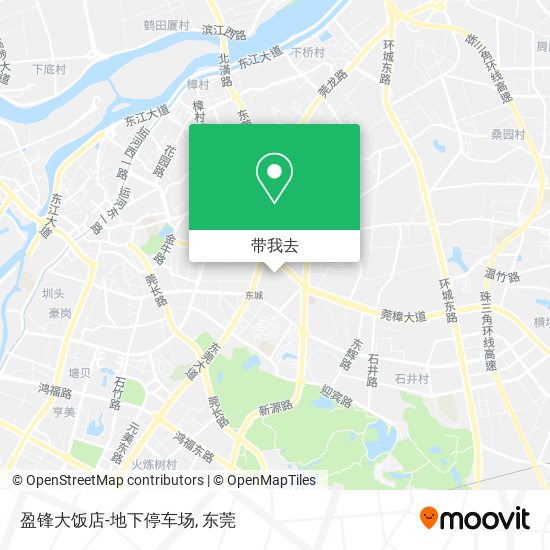盈锋大饭店-地下停车场地图