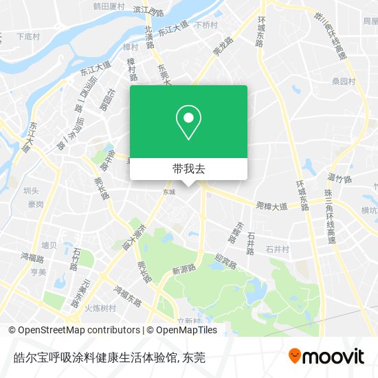 皓尔宝呼吸涂料健康生活体验馆地图