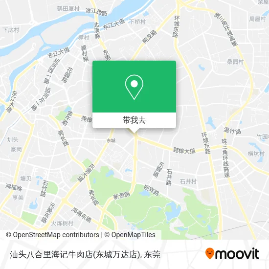 汕头八合里海记牛肉店(东城万达店)地图