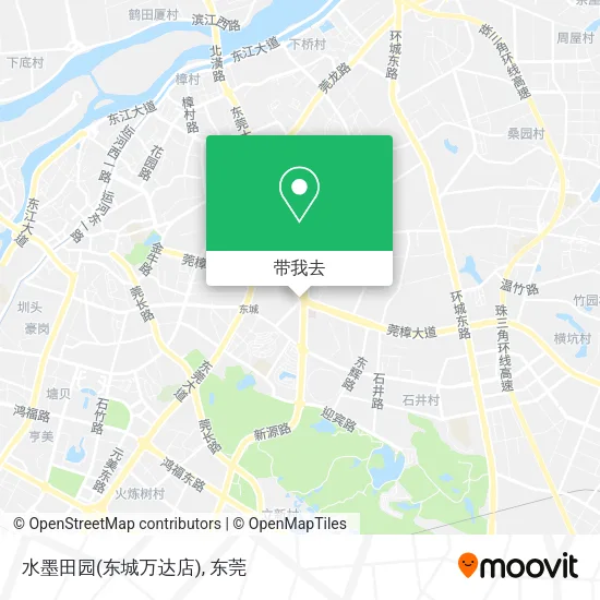 水墨田园(东城万达店)地图