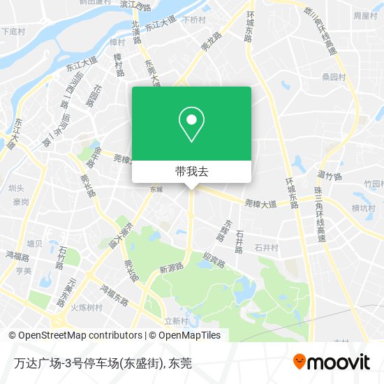 万达广场-3号停车场(东盛街)地图