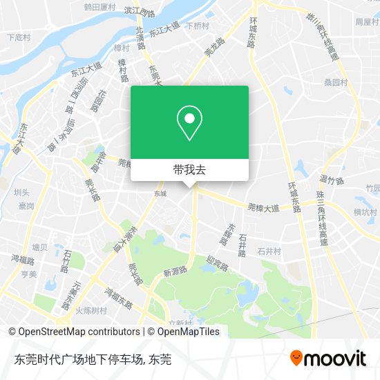 东莞时代广场地下停车场地图