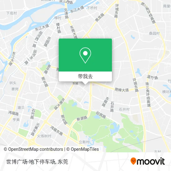 世博广场-地下停车场地图