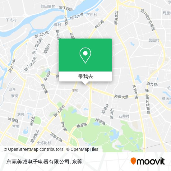 东莞美城电子电器有限公司地图