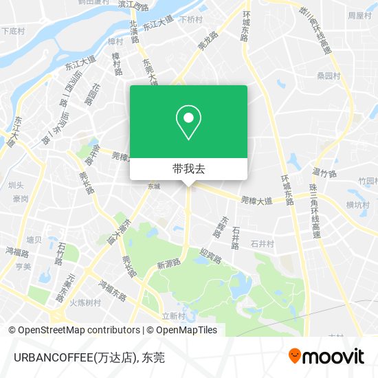 URBANCOFFEE(万达店)地图