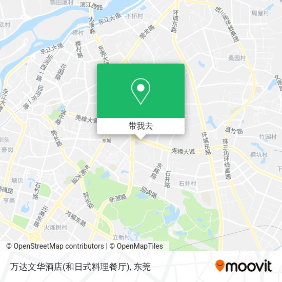 万达文华酒店(和日式料理餐厅)地图