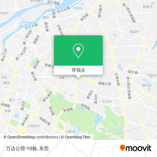 万达公馆-10栋地图