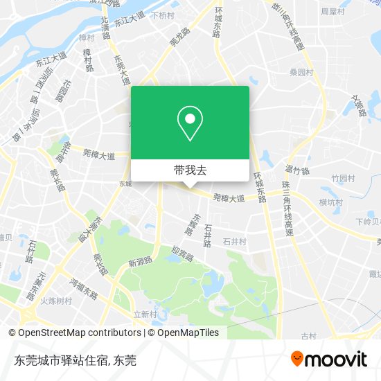 东莞城市驿站住宿地图