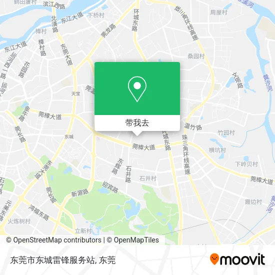 东莞市东城雷锋服务站地图