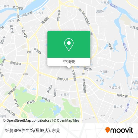 纤蔓SPA养生馆(星城店)地图