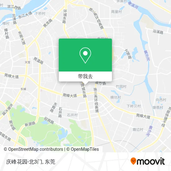 庆峰花园-北3门地图