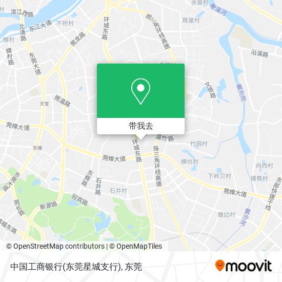 中国工商银行(东莞星城支行)地图