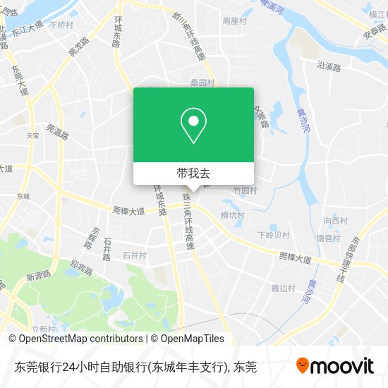 东莞银行24小时自助银行(东城年丰支行)地图