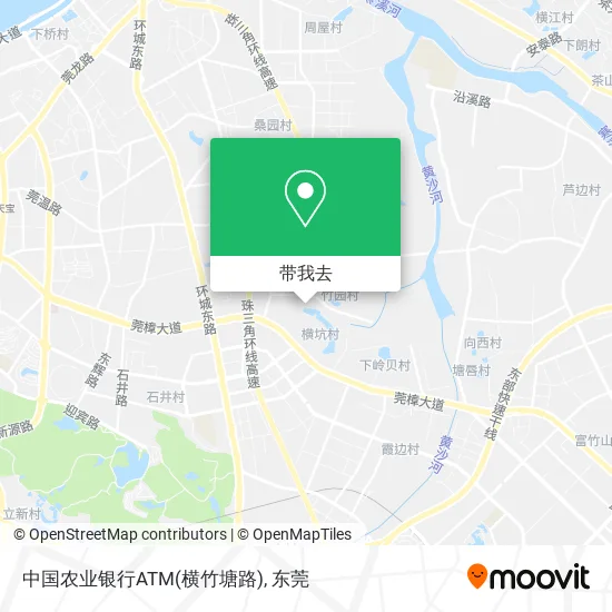 中国农业银行ATM(横竹塘路)地图
