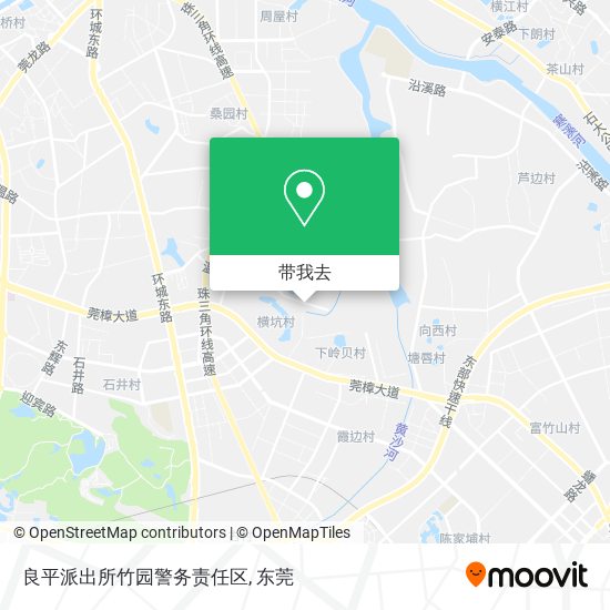 良平派出所竹园警务责任区地图