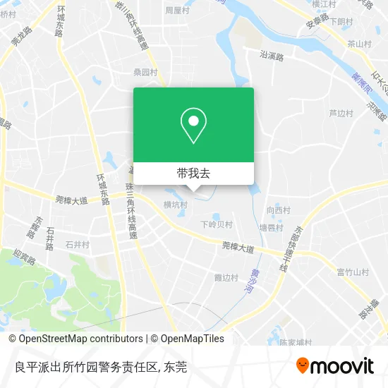良平派出所竹园警务责任区地图