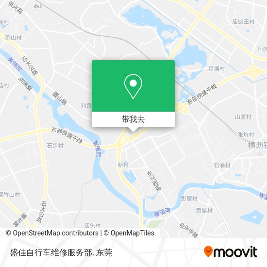 盛佳自行车维修服务部地图