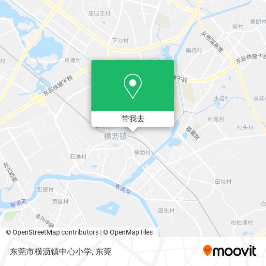 东莞市横沥镇中心小学地图
