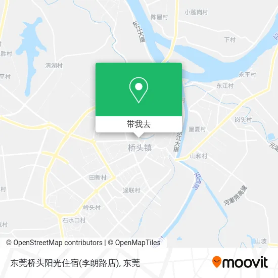 东莞桥头阳光住宿(李朗路店)地图