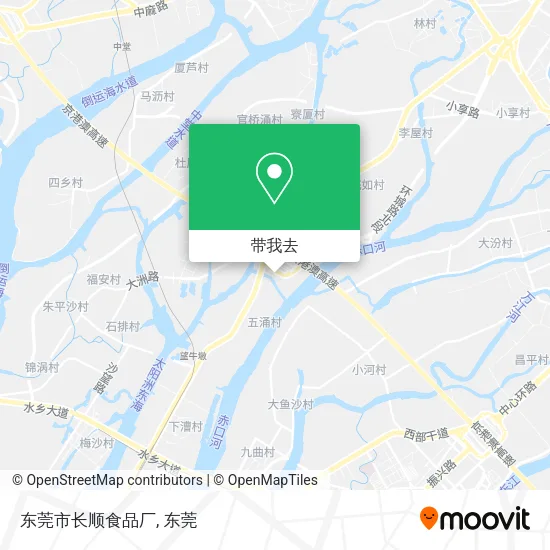 东莞市长顺食品厂地图