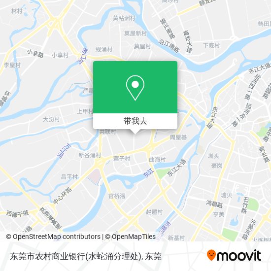 东莞市农村商业银行(水蛇涌分理处)地图
