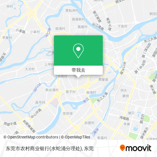 东莞市农村商业银行(水蛇涌分理处)地图