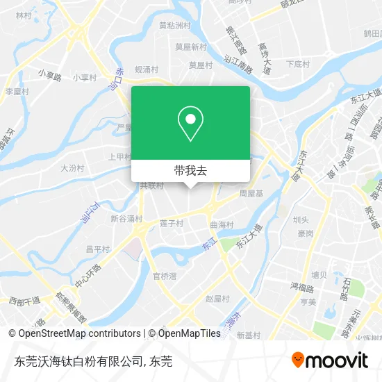 东莞沃海钛白粉有限公司地图