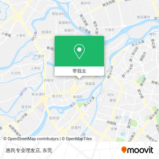 惠民专业理发店地图