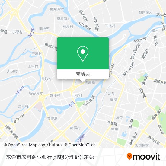 东莞市农村商业银行(理想分理处)地图