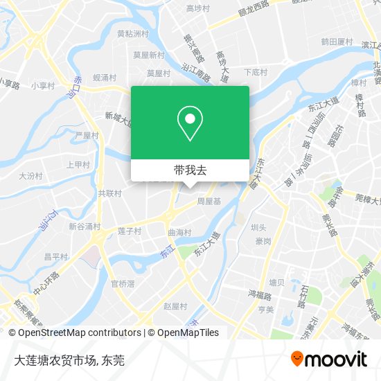 大莲塘农贸市场地图