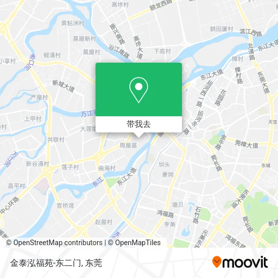 金泰泓福苑-东二门地图