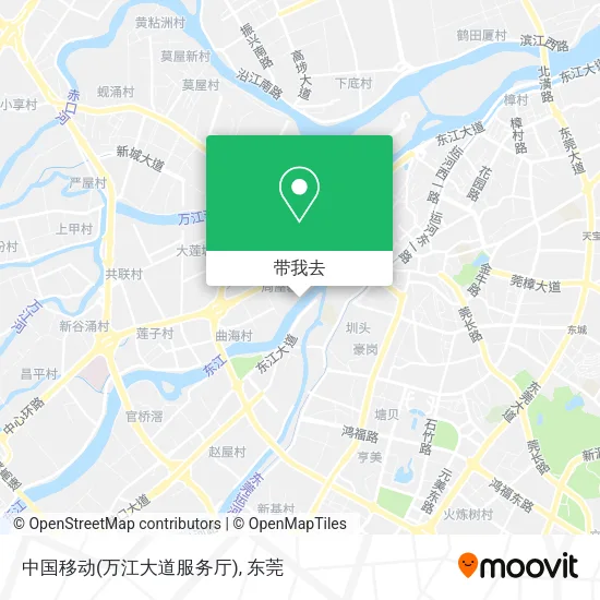 中国移动(万江大道服务厅)地图