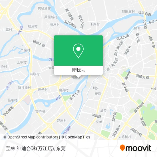 宝林·绅迪台球(万江店)地图