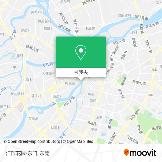 江滨花园-东门地图