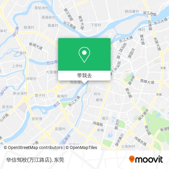 华信驾校(万江路店)地图