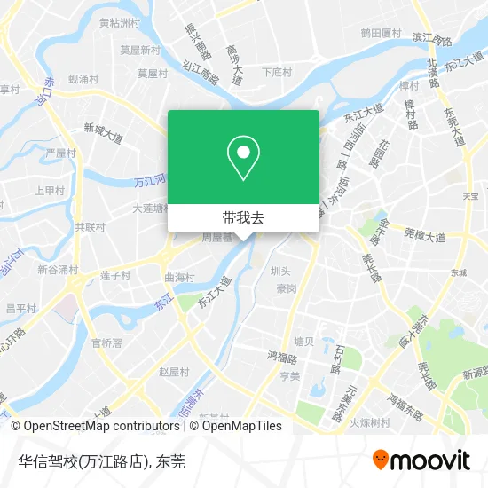 华信驾校(万江路店)地图