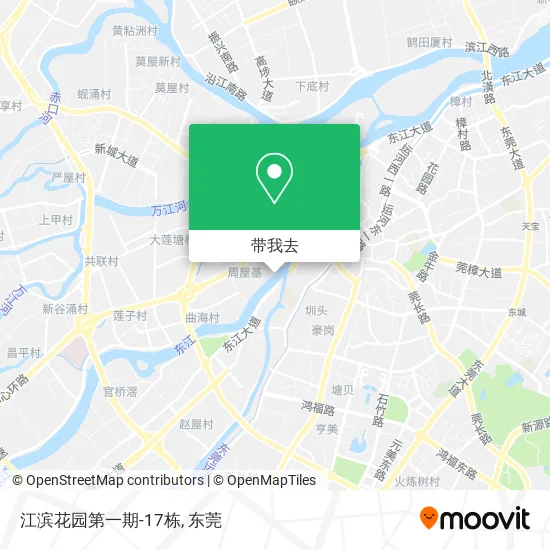 江滨花园第一期-17栋地图