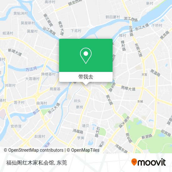 福仙阁红木家私会馆地图