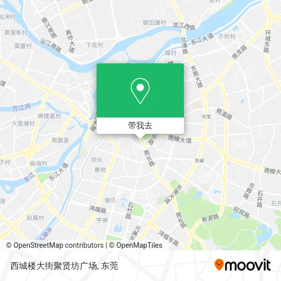 西城楼大街聚贤坊广场地图