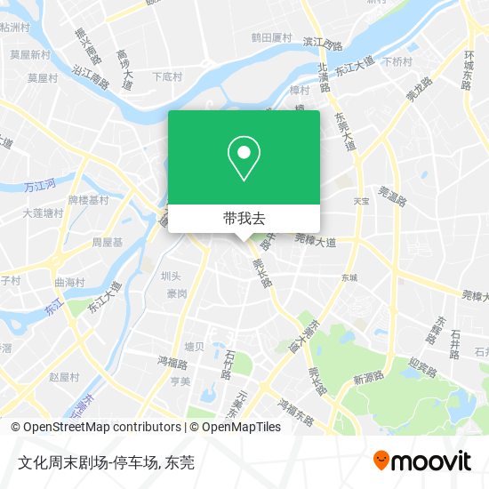 文化周末剧场-停车场地图