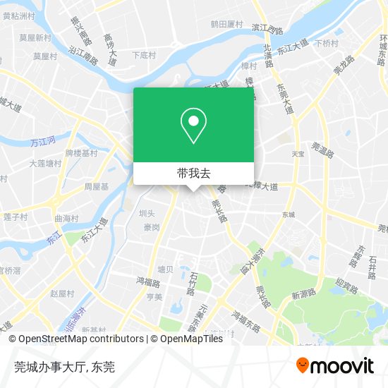 莞城办事大厅地图