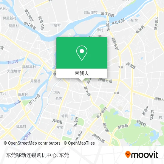 东莞移动连锁购机中心地图