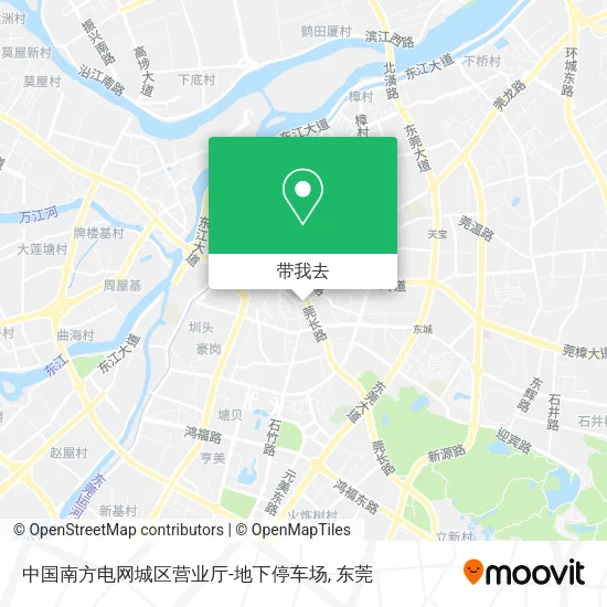 中国南方电网城区营业厅-地下停车场地图