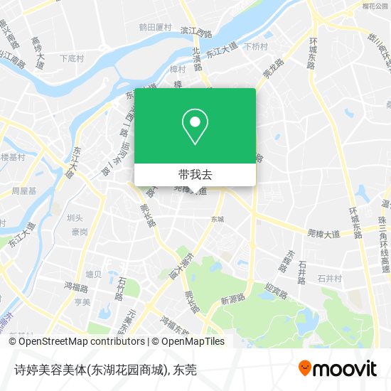 诗婷美容美体(东湖花园商城)地图