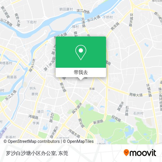 罗沙白沙塘小区办公室地图