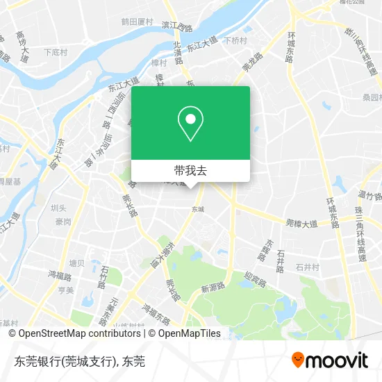东莞银行(莞城支行)地图