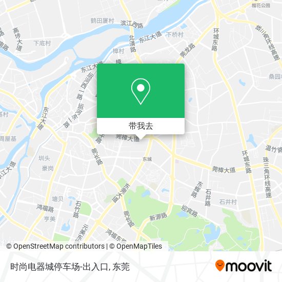 时尚电器城停车场-出入口地图